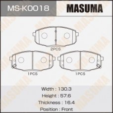 MS-K0018 MASUMA Комплект гальмівних колодок