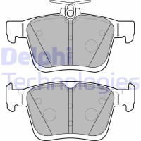 LP2490 DELPHI Комплект гальмівних колодок дисковий гальм