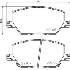 P 23 164 BREMBO Комплект гальмівних колодок дисковий гальм