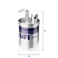 24.409.00 UFI Паливний фільтр