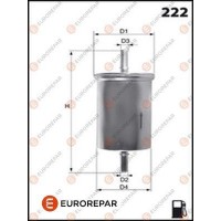 1611658080 EUROREPAR Паливний фільтр