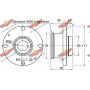 01.97343 AUTOKIT Комплект підшипника ступиці колеса