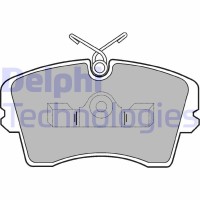 LP352 DELPHI Комплект гальмівних колодок дисковий гальм