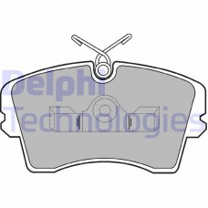 LP352 DELPHI Комплект гальмівних колодок дисковий гальм