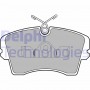 LP352 DELPHI Комплект гальмівних колодок дисковий гальм