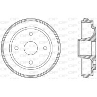 BAD9062.30 OPEN PARTS Гальмівний барабан
