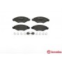 P 61 063 BREMBO Комплект гальмівних колодок дисковий гальм
