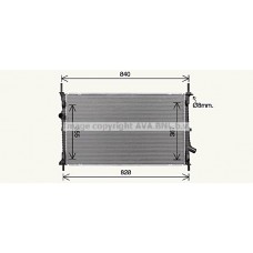 FD2679 AVA QUALITY COOLING Радіатор охолодження двигуна