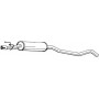 281-039 BOSAL Середній глушник вихлопних газів