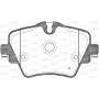 BPA1625.08 OPEN PARTS Комплект гальмівних колодок дисковий гальм
