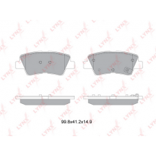 BD-3632 LYNXauto Комплект гальмівних колодок дисковий гальм