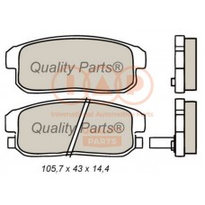 704-11041P IAP QUALITY PARTS Комплект гальмівних колодок дисковий гальм