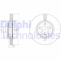 BG4080C DELPHI Гальмівний диск