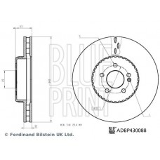 ADBP430088 BLUE PRINT Гальмівний диск