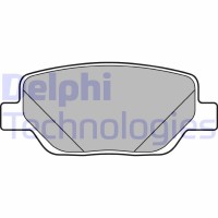 LP3290 DELPHI Комплект гальмівних колодок дисковий гальм