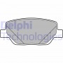 LP3290 DELPHI Комплект гальмівних колодок дисковий гальм