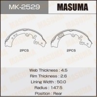 MK-2529 MASUMA Комплект гальмівних колодок