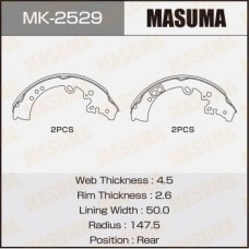 MK-2529 MASUMA Комплект гальмівних колодок