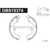 DBS10374 DANAHER Комплект гальмівних колодок