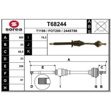 T68244 EAI Привідний вал
