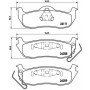 P 37 011 BREMBO Комплект гальмівних колодок дисковий гальм