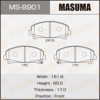 MS-8901 MASUMA Комплект гальмівних колодок