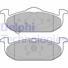 LP2695 DELPHI КомплеК т гальмівних колодок, дискове гальмо