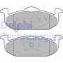 LP2695 DELPHI КомплеК т гальмівних колодок, дискове гальмо