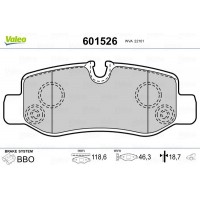 601526 VALEO Комплект гальмівних колодок дисковий гальм