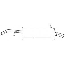 46608 SIGAM Глушник вихлопних газів кінцевий