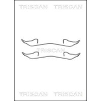 8105 161617 TRISCAN Комплектуючі колодки дискового гальма