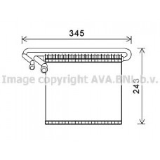 FDV491 AVA QUALITY COOLING Випарник кондиціонера
