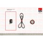 Комплект ременя ГРМ FAI AutoParts TBK144
