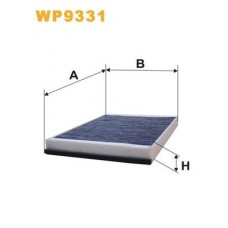 WP9331 WIX FILTERS Фільтр повітря у внутрішньому просторі