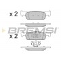 BP3512 BREMSI Комплект гальмівних колодок дисковий гальм