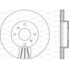 BDA1885.20 OPEN PARTS Гальмівний диск