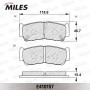 E410157 MILES Комплект гальмівних колодок дисковий гальм