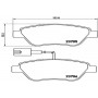 FK20000 KAISHIN Комплект гальмівних колодок дисковий гальм