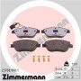23708.990.1 ZIMMERMANN КомплеК т гальмівних колодок, дискове гальмо
