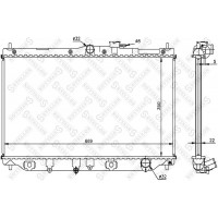 10-25032-SX STELLOX Радіатор охолодження двигуна