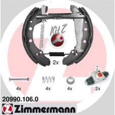 20990.106.0 ZIMMERMANN Комплект гальмівних колодок