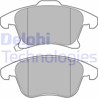 LP3181 DELPHI Комплект гальмівних колодок дисковий гальм