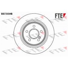 BS7255HB FTE Гальмівний диск