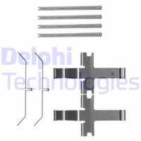 LX0601 DELPHI Комплектуючі колодки дискового гальма