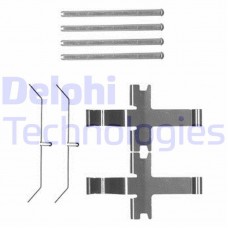 LX0601 DELPHI Комплектуючі колодки дискового гальма