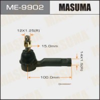 ME-9902 MASUMA Наконечник поперечної кермової тяги