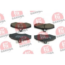 601-00-8360 SAKURA Комплект гальмівних колодок дисковий гальм