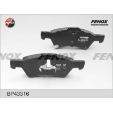 BP43316 FENOX КомплеК т гальмівних колодок, дискове гальмо