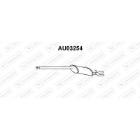 AU03254 VENEPORTE Предглушник вихлопних газів