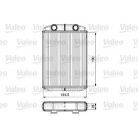 811553 VALEO Теплообмінник обігрів салону